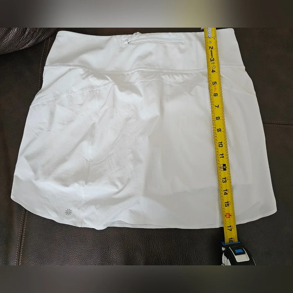 Athleta White Run With It Athletic Skort 16" - Picture 2 of 11
